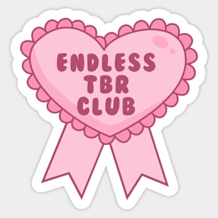 Endless TBR Club Sticker